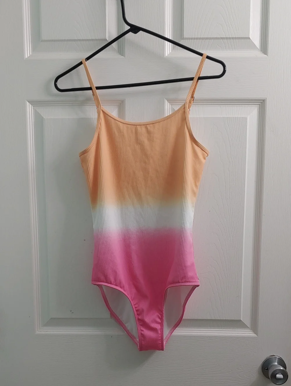 Abercrombie Swimsuit Girls Peach Gradient One Piece Bikini Size 15/16